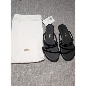 TKEES Black Sandals for Women